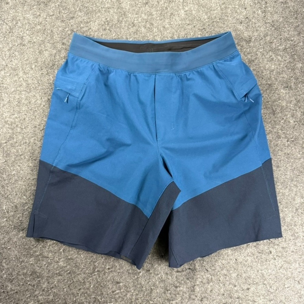Lululemon Shorts Mens Small Blue Switch Up Athletic Training Running Gym Workout